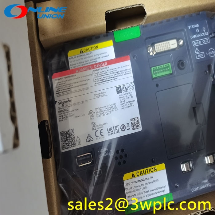 HMIG5U2 Schneider Harmony GTU Open Box HMI (Human-Machine Interface) with Windows Embedded 7 and DVI-D Video Support