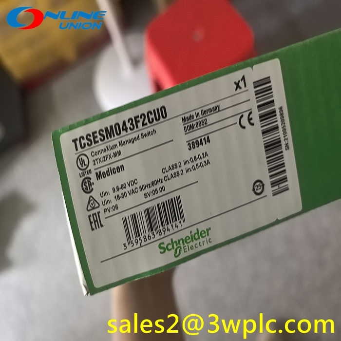 TCSESM043F2CU0 Schneider  ConneXium Managed Ethernet Switch for Industrial Networks (2 Fiber + 2 Copper Ports)