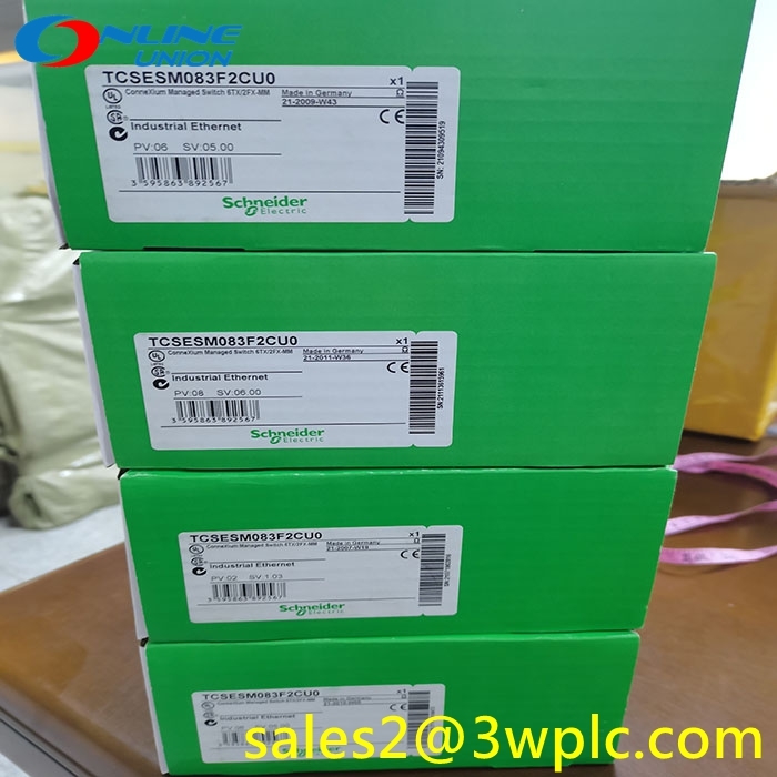 TCSESM083F2CU0 Schneider 8-Port Industrial Managed Ethernet Switch for Harsh Environments