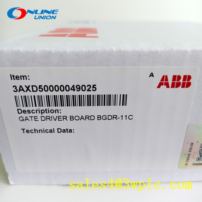 3AXD50000049025 ABB analog signal control module
