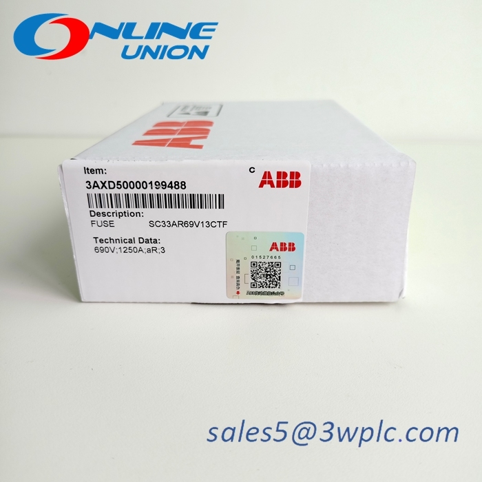 3AXD50000199488 ABB Industrial Control Module / Protective Relay