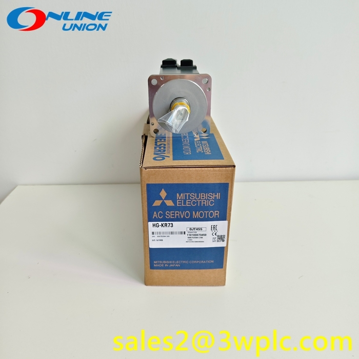 Mitsubishi HG-KR73 750W Low-Inertia AC Servo Motor 3000rpm