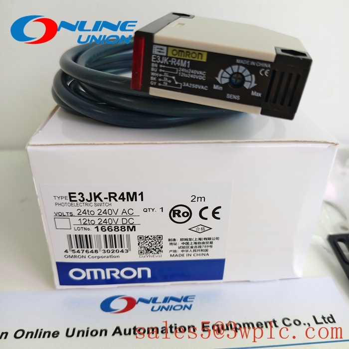 E3JK-R4M1 OMRON Retroreflective Photoelectric Switch Sensor w Reflector 4M